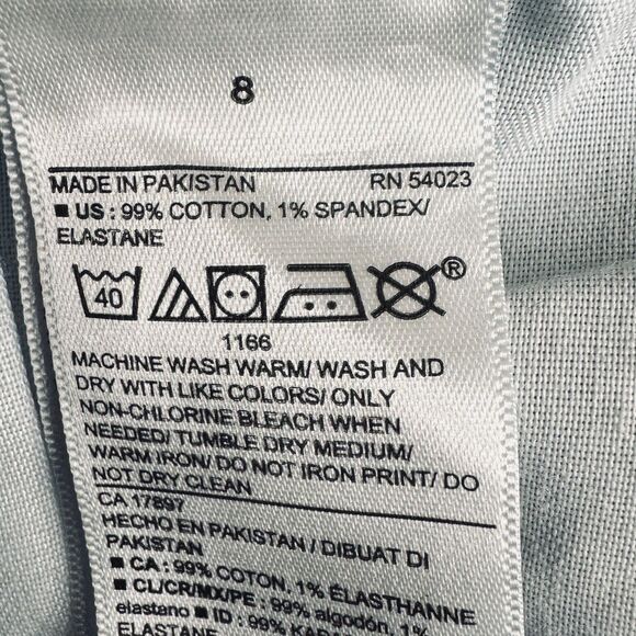 Old Navy Sky Hi Straight Jeans 8 (29x26.5) Blue Relaxed Ankle Stretch Womens - Picture 5 of 9